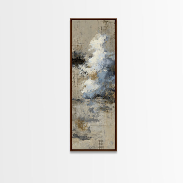 Large Cloudscape with Subtle Drama Canvas Print, Hotel Art, Fine Art Print, Hotel Decor, Fine Art, Boutique, Wall Decor, HOT-1x3-5