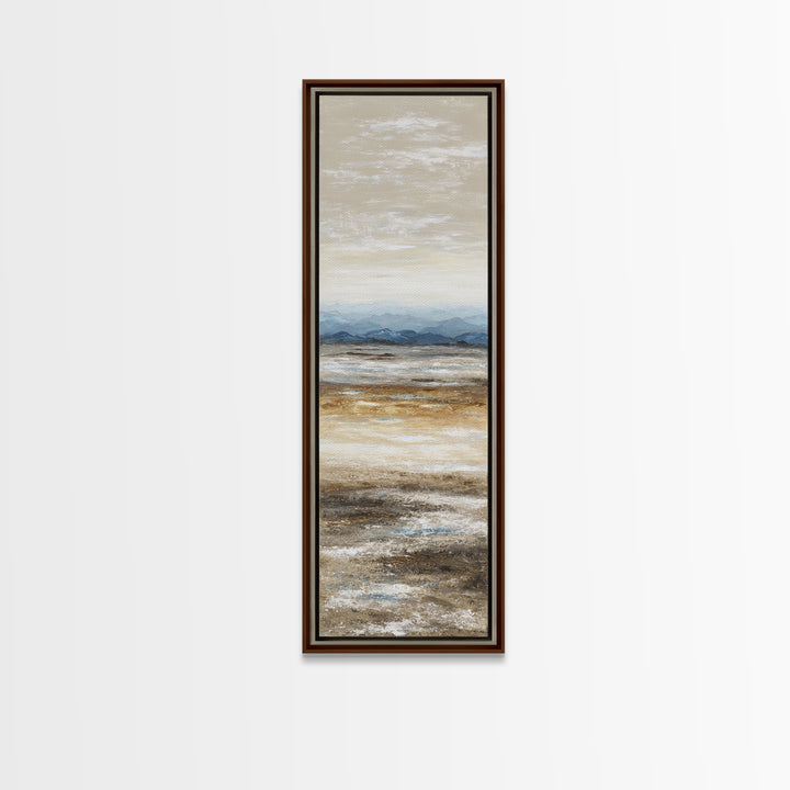 Panoramic Desert Horizon Framed Canvas Print, Hotel Art, Contemporary Art, Hotel Decor, Fine Art, Boutique, Art Deco, HOT-1x3-8