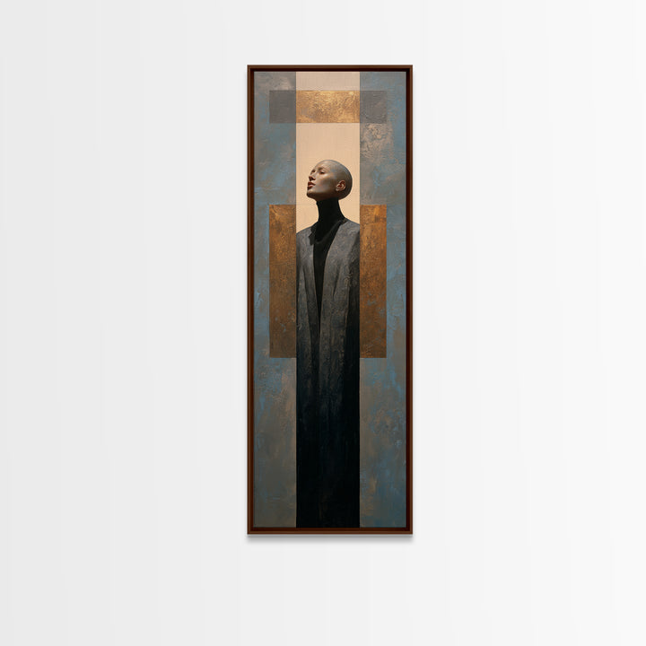 Minimal Sculpture Shapes Framed Canvas Print, Hotel Art, Beach Prints, Hotel Decor, Fine Art, Boutique, Room Decor, HOT-1x3-96