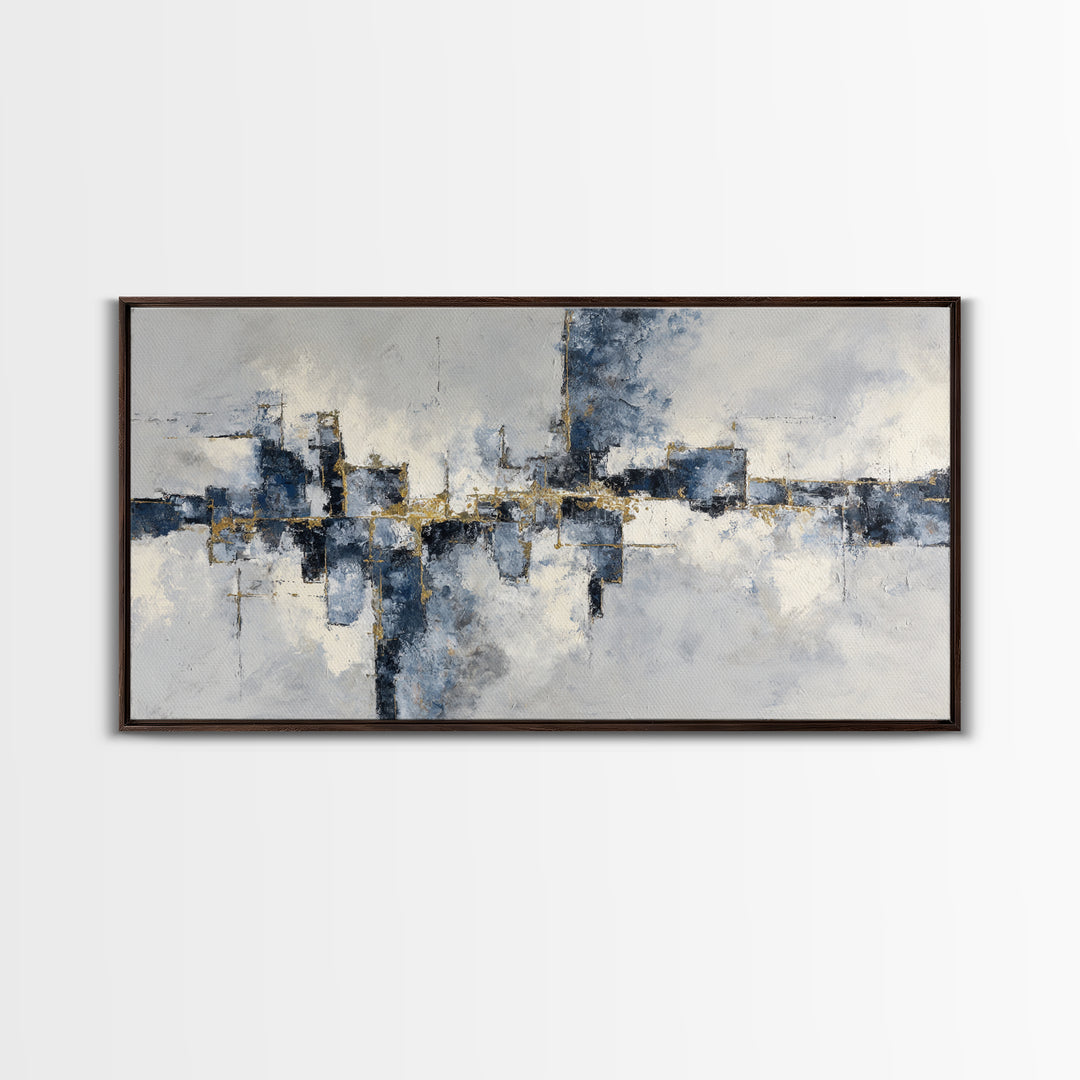 City Map Abstract Lines Without Readable Labels Canvas Print, Hotel Art, Hazbin Hotel, Hotel Decor, Abstract Art, Boutique, HOT-2x1-68