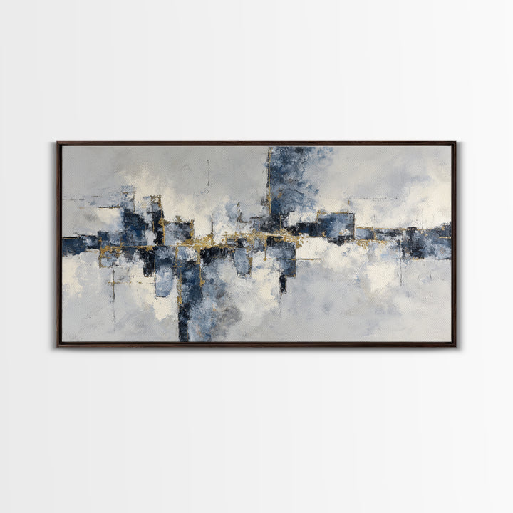 City Map Abstract Lines Without Readable Labels Canvas Print, Hotel Art, Hazbin Hotel, Hotel Decor, Abstract Art, Boutique, HOT-2x1-68