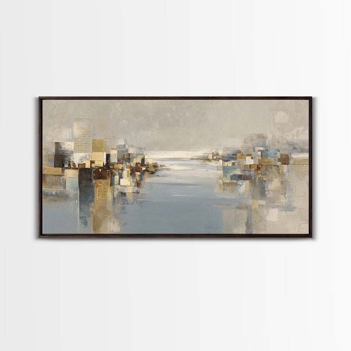 Large Calming Seascape Canvas Print, Hotel Art, Beach Prints, Hotel Decor, Fine Art, Boutique, Room Decor, Textured Painting, HOT-2x1-71
