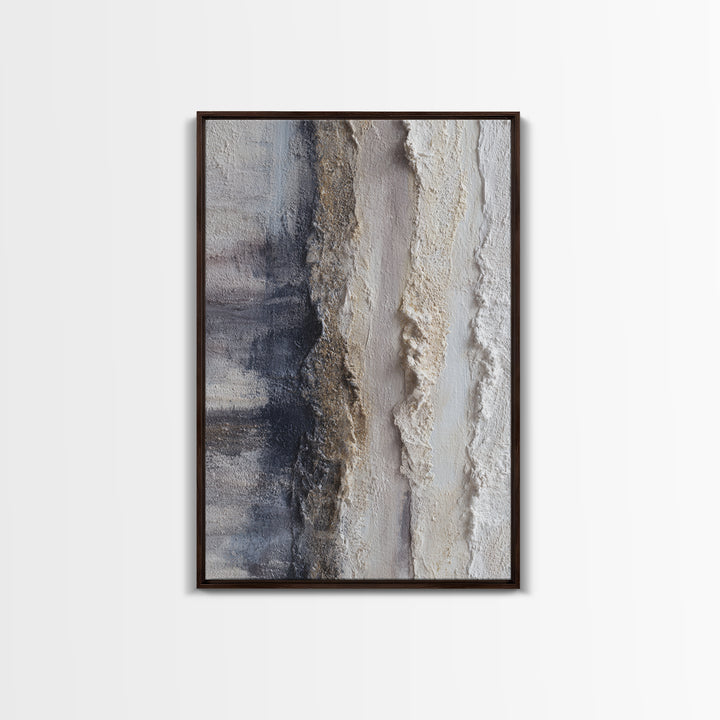 Sophisticated Neutral Abstract Canvas Print, Hotel Art, Coastal Wall Art, Hotel Decor, Fine Art, Boutique, Fine Art Print, HOT-2x3-57