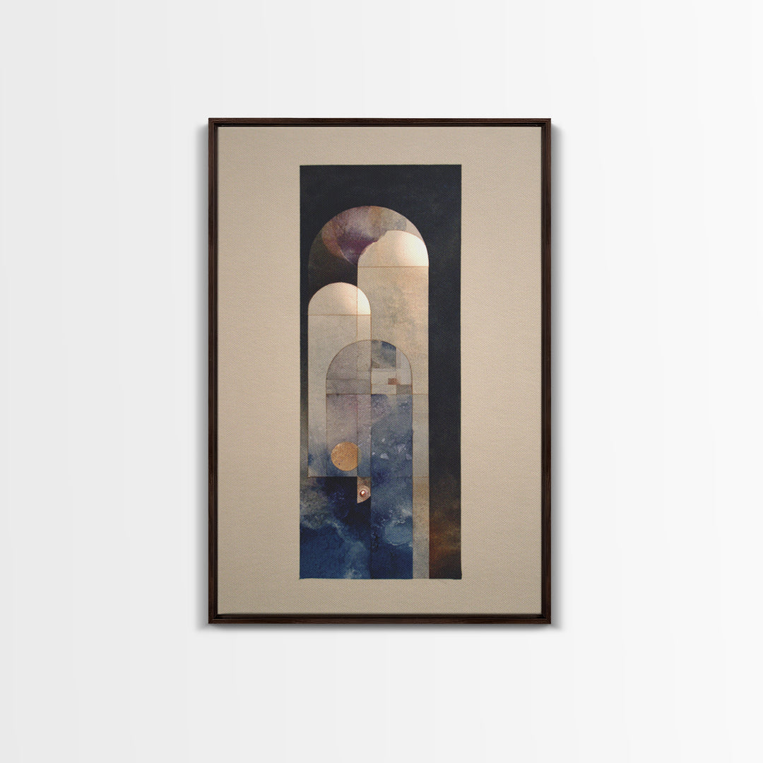 Soft Abstract Wave Forms Canvas Print, Hotel Art, Art Prints, Hotel Decor, Fine Art, Boutique, Modern Wall Art, Wall Sculpture, HOT-2x3-66
