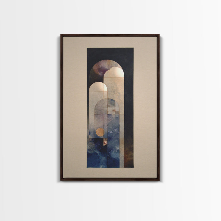 Soft Abstract Wave Forms Canvas Print, Hotel Art, Art Prints, Hotel Decor, Fine Art, Boutique, Modern Wall Art, Wall Sculpture, HOT-2x3-66