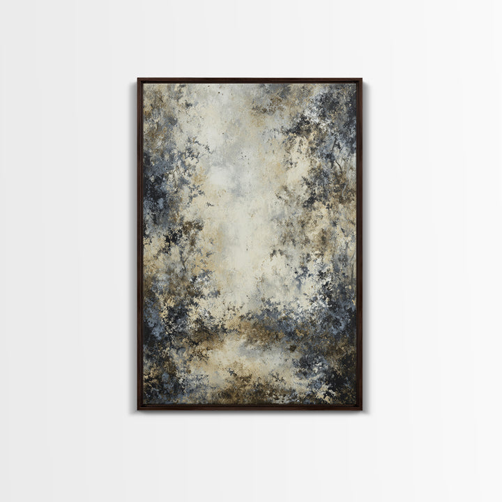 Misty Forest with Refined Calm Atmosphere Canvas Print, Hotel Art, Hotel Decor, Oil Painting, Boutique, Wall Sculpture, HOT-2x3-70