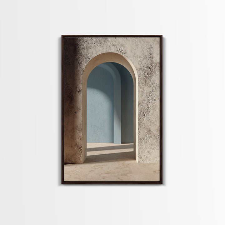 Minimal Architectural Arch Study Framed Canvas Print, Hotel Art, Modern Decor, Hotel Decor, Fine Art, Boutique, Poster, HOT-2x3-84
