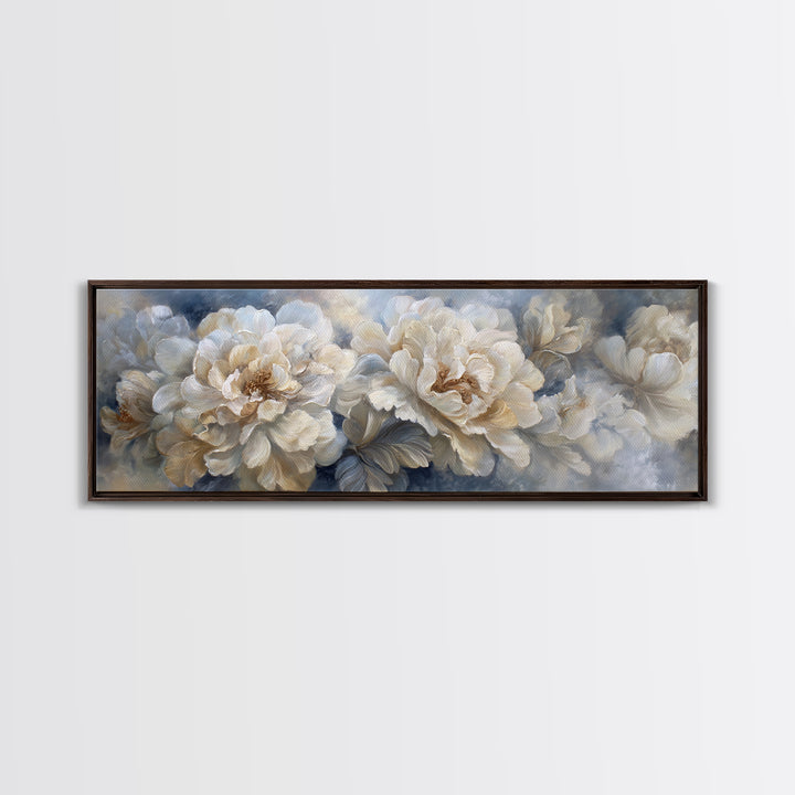 Classic Oil Painted Floral Still Life Canvas Print, Hotel Art, Beach Prints, Hotel Decor, Fine Art, Boutique, Room Decor, HOT-3x1-25