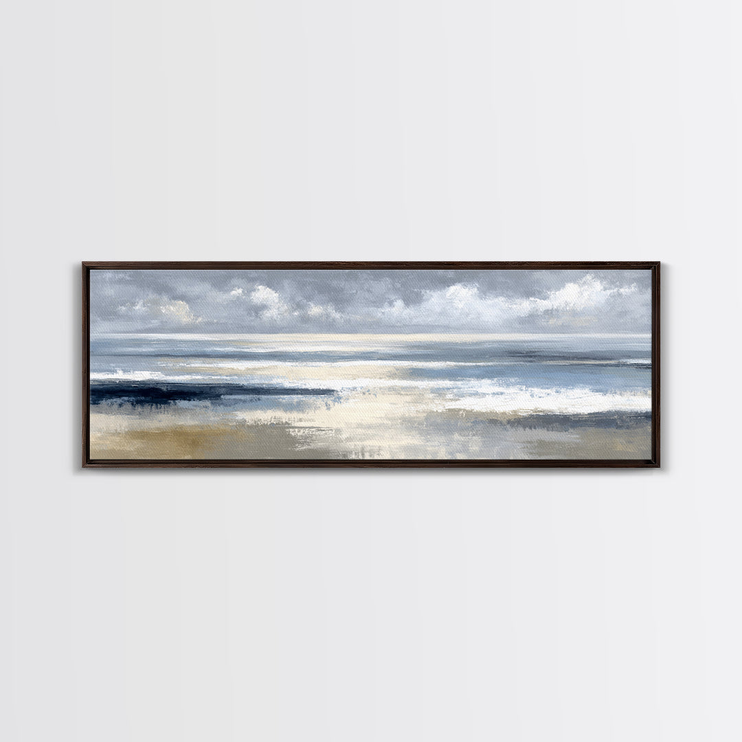 Mediterranean Terrace View Focused on Sea and Canvas Print, Hotel Art, Fine Art Print, Hotel Decor, Fine Art, Boutique, HOT-3x1-3