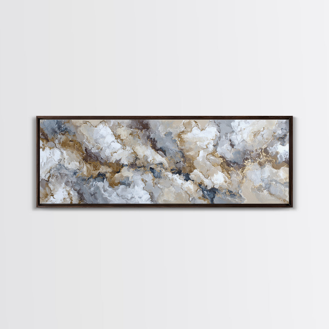 Abstract Marble Texture Framed Canvas Print, Hotel Art, Wall Decor, Hotel Decor, Abstract Art, Boutique, Living Room Decor, HOT-3x1-59