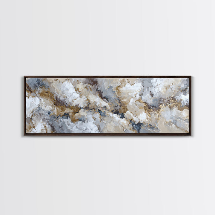 Abstract Marble Texture Framed Canvas Print, Hotel Art, Wall Decor, Hotel Decor, Abstract Art, Boutique, Living Room Decor, HOT-3x1-59