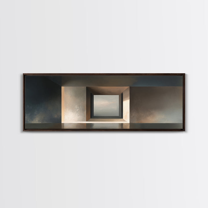 Minimal Architectural Arch Study Canvas Print, Hotel Art, Art Prints, Hotel Decor, Oil Painting, Boutique, Modern Wall Art, HOT-3x1-92