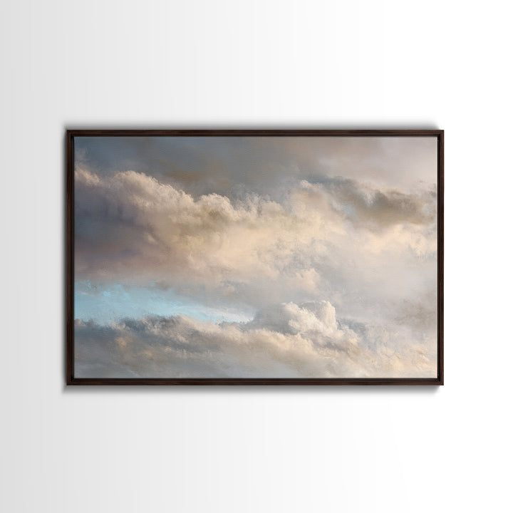 Large Cloudscape with Subtle Drama Canvas Print, Hotel Art, Gallery Wall Art, Hotel Decor, Fine Art, Boutique, Luxury Decor, HOT-3x2-21
