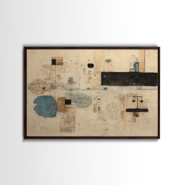 Simple Black Line Figure Framed Canvas Print, Hotel Art, Gallery Decor, Hotel Decor, Fine Art, Boutique, Wall Art, Home Decor, HOT-3x2-27