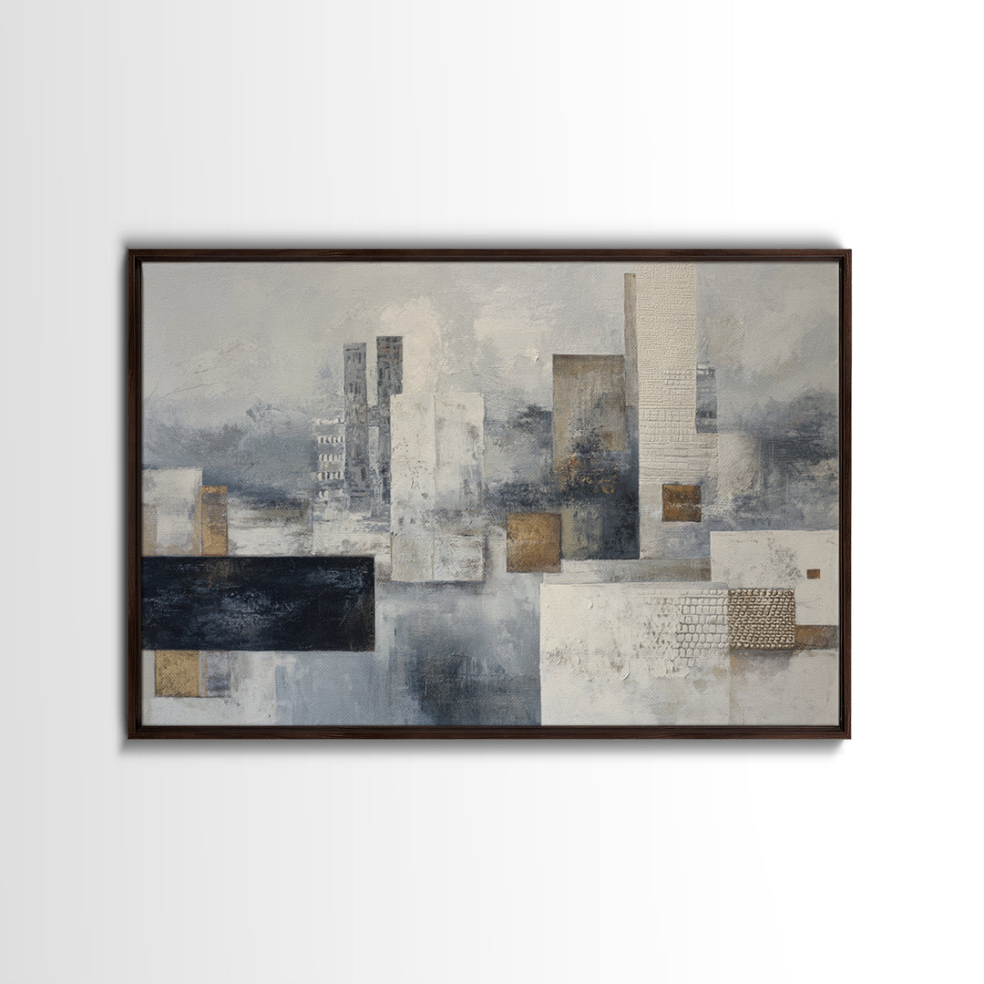 Sophisticated Neutral Abstract Canvas Print, Hotel Art, Modern Decor, Hotel Decor, Abstract Art, Boutique, Poster, Wall Decor, HOT-3x2-29