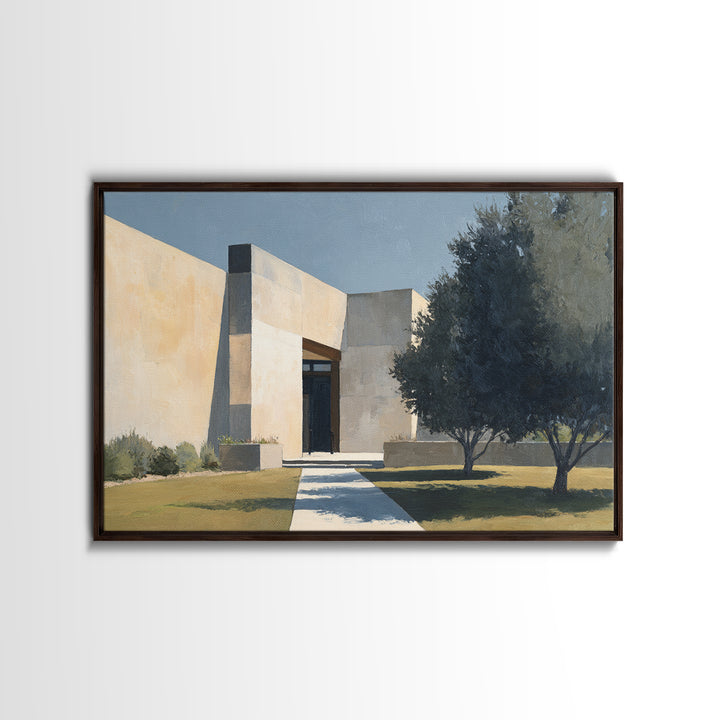 Minimal Architectural Arch Study Canvas Print, Hotel Art, Gallery Wall Set, Hotel Decor, Fine Art, Boutique, Textured Painting, HOT-3x2-32