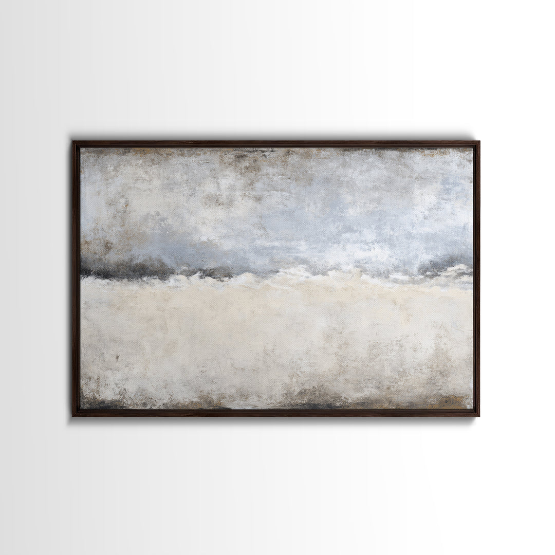 Sophisticated Neutral Abstract Framed Canvas Print, Hotel Art, Gallery Wall Set, Hotel Decor, Fine Art, Boutique, HOT-3x2-5