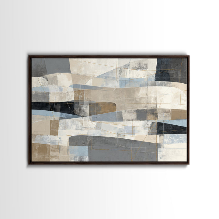 City Map Abstract Lines Without Readable Labels Canvas Print, Hotel Art, Beach Prints, Hotel Decor, Fine Art, Boutique, HOT-3x2-52