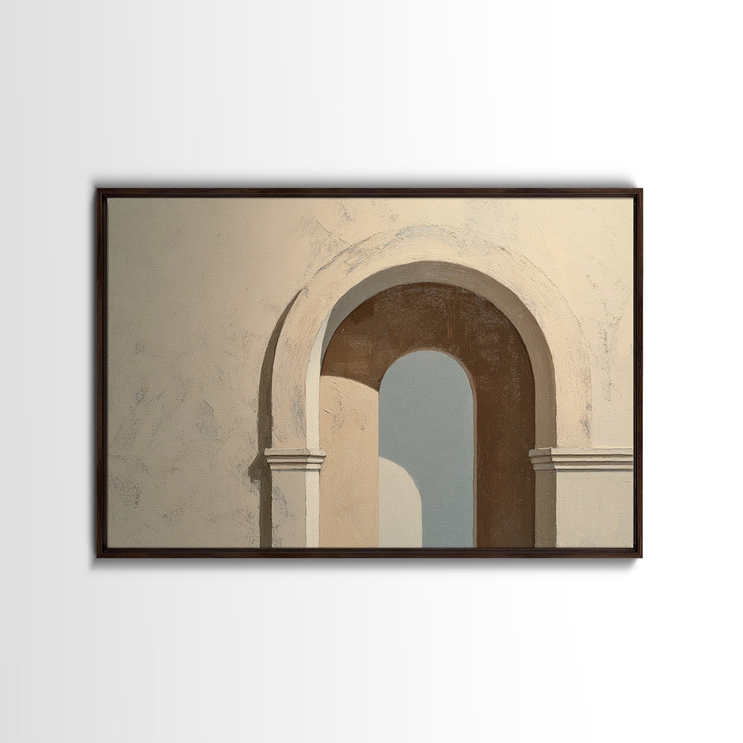 Minimal Architectural Arch Study Canvas Print, Hotel Art, Room Decor, Hotel Decor, Fine Art, Boutique, Art Print, Hazbin Hotel, HOT-3x2-56