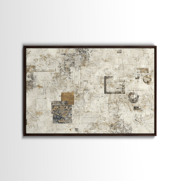 Abstract Marble Texture Framed Canvas Print, Hotel Art, Beach House Decor, Hotel Decor, Abstract Art, Boutique, HOT-3x2-71