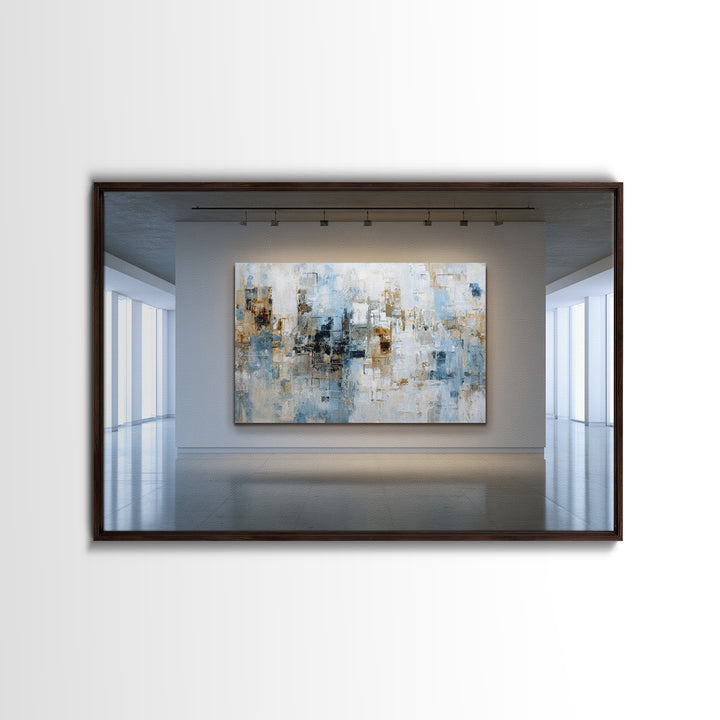 City Map Abstract Lines Without Readable Labels Canvas Print, Hotel Art, Luxury Decor, Hotel Decor, Abstract Art, Boutique, HOT-3x2-76