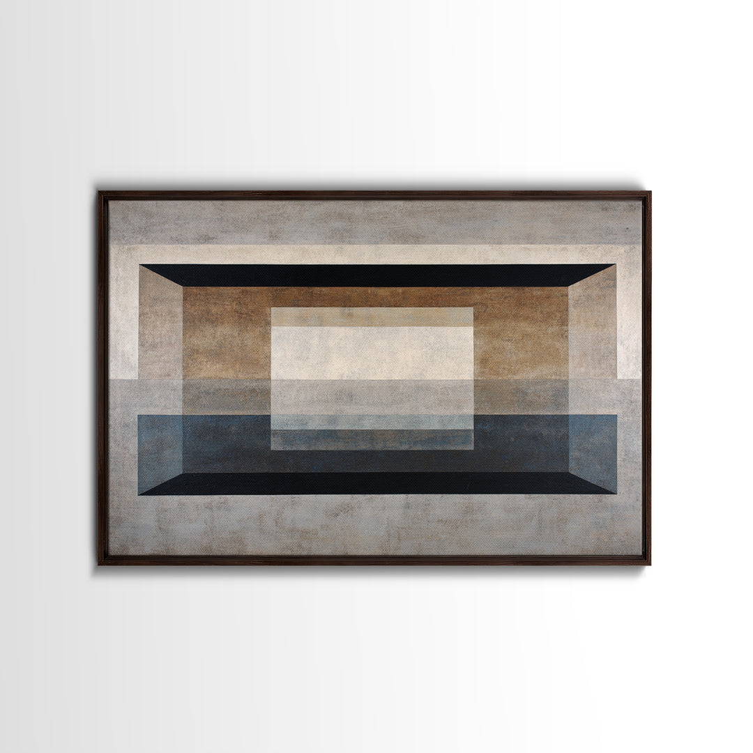 Modern Geometric Composition Canvas Print, Hotel Art, Abstract Art, Hotel Decor, Fine Art, Boutique, Gallery Wall Art, HOT-3x2-83