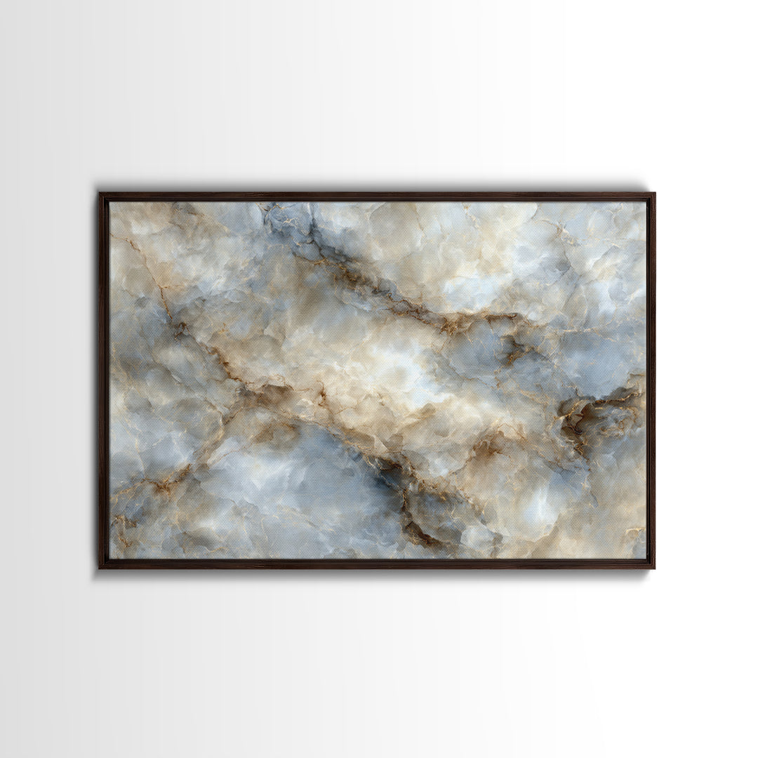 Abstract Marble Texture Framed Canvas Print, Hotel Art, Mid Century Modern, Hotel Decor, Abstract Art, Boutique, Coastal Decor, HOT-3x2-95