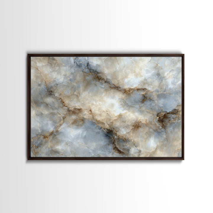 Abstract Marble Texture Framed Canvas Print, Hotel Art, Mid Century Modern, Hotel Decor, Abstract Art, Boutique, Coastal Decor, HOT-3x2-95