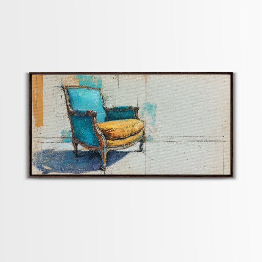 Braided Hairstyle Study Framed Canvas Print, Hair Salon Art, Art, Living Room Decor, Fine Art, Style, Black Art Prints, HSA-2x1-7