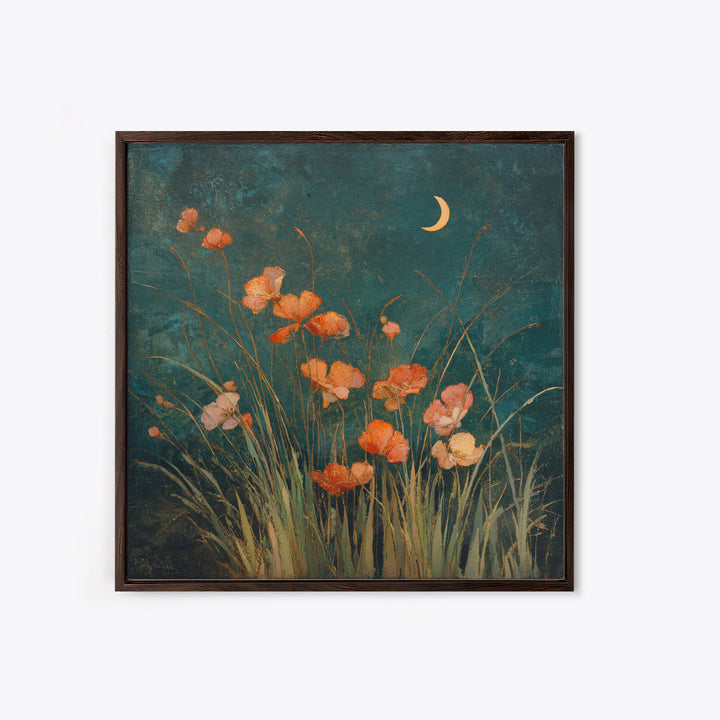 Dancers Suggested by Soft Moving Brushwork Canvas Print, Impressionist Art, Horizontal Wall Art, Living Room Decor, Impression, IMP-1x1-15