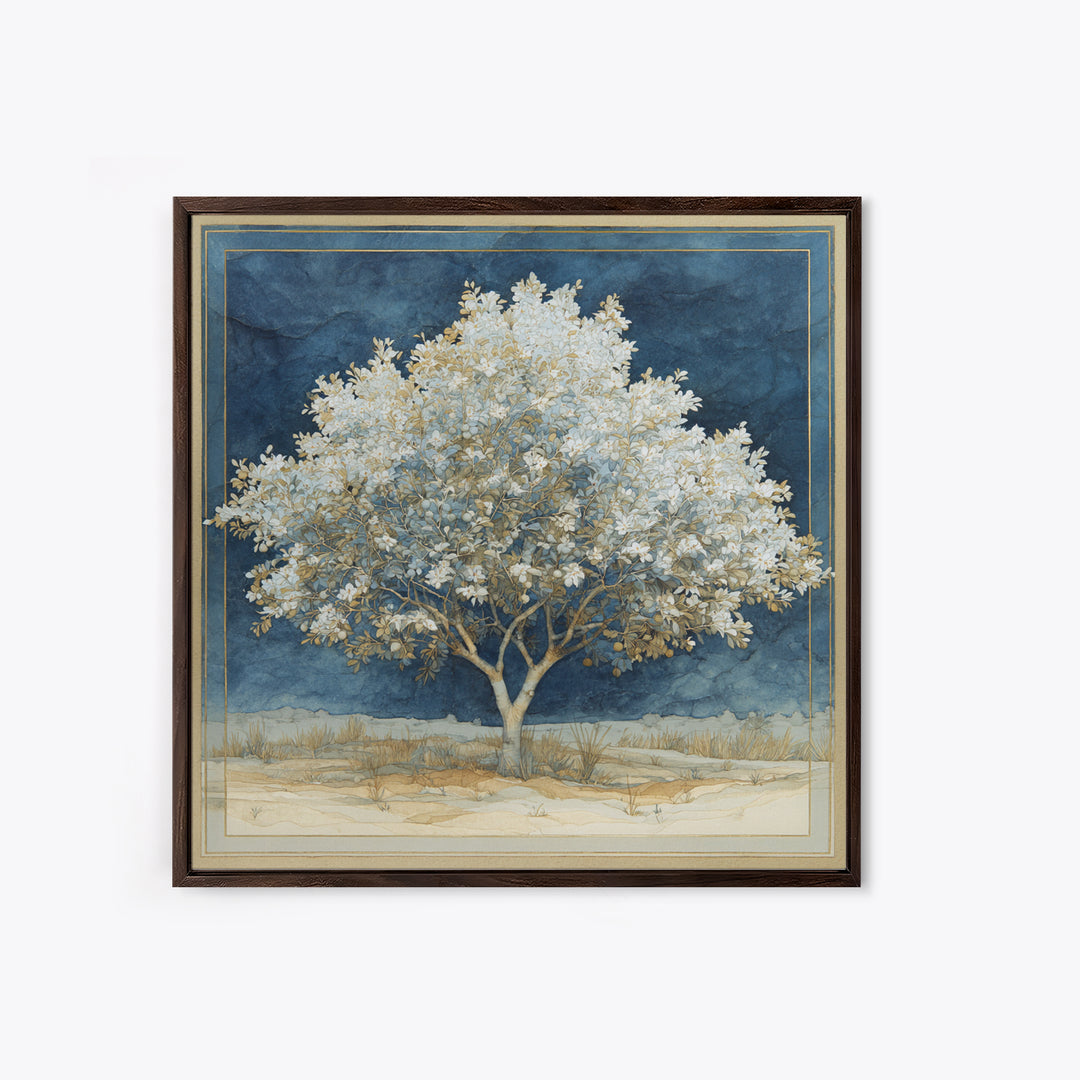 Apple Tree in Summer Orchard Canvas Print, Impressionist Art, Contemporary Art, Living Room Decor, Fine Art, Impression, IMP-1x1-89