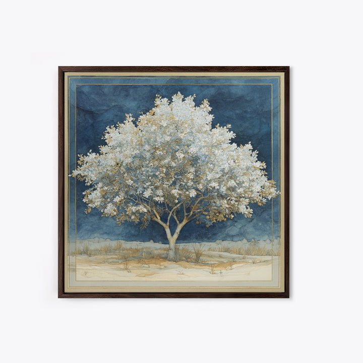 Apple Tree in Summer Orchard Canvas Print, Impressionist Art, Contemporary Art, Living Room Decor, Fine Art, Impression, IMP-1x1-89
