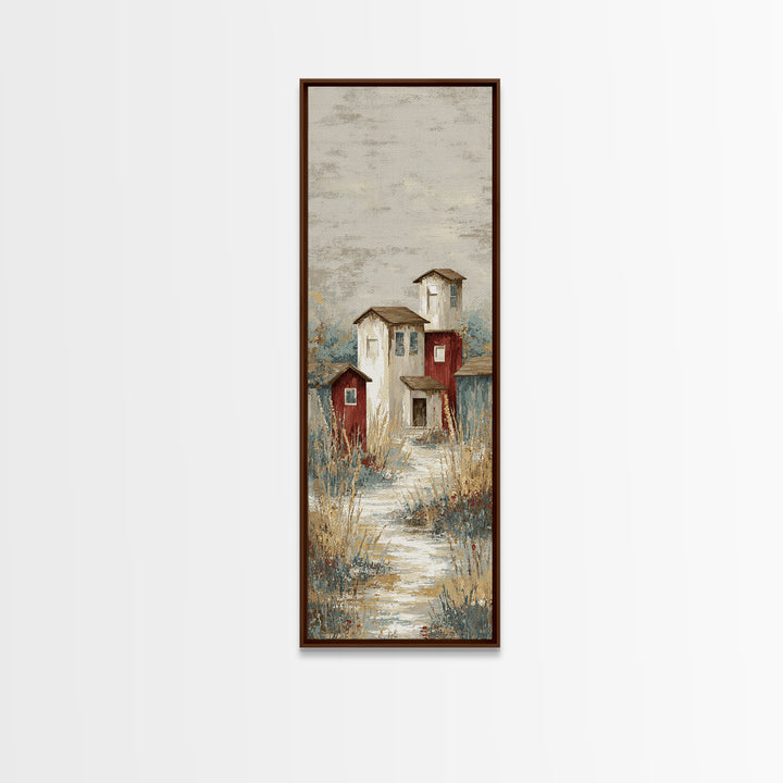 Country Lane with Flickering Sunlight Canvas Print, Impressionist Art, Gallery Wall Art, Living Room Decor, Impression, IMP-1x3-10