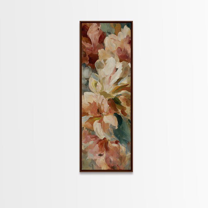 Still Life of Peaches Canvas Print, Impressionist Art, Textured Wall Art, Living Room Decor, Impression, Landscape Painting, IMP-1x3-35