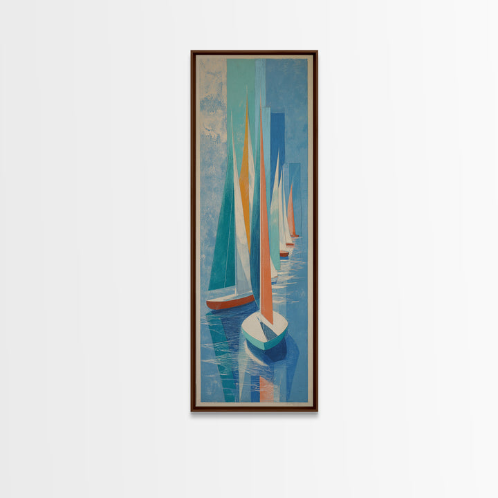 Water Garden Bridge Canvas Print, Impressionist Art, Landscape Painting, Living Room Decor, Watercolor Art, Impression, IMP-1x3-6