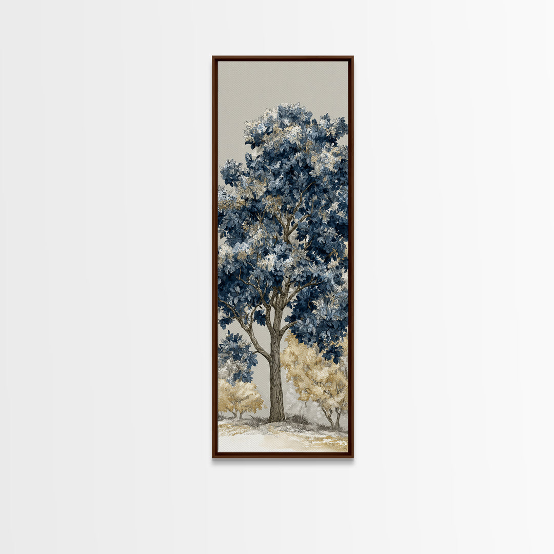 Apple Tree in Summer Orchard Canvas Print, Impressionist Art, Wall Decor, Living Room Decor, Impression, Horizontal Wall Art, IMP-1x3-77