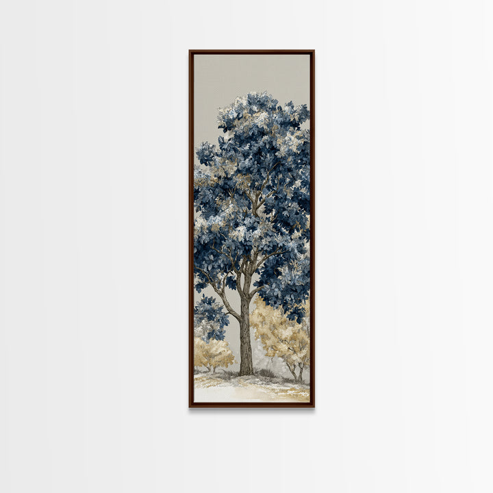 Apple Tree in Summer Orchard Canvas Print, Impressionist Art, Wall Decor, Living Room Decor, Impression, Horizontal Wall Art, IMP-1x3-77