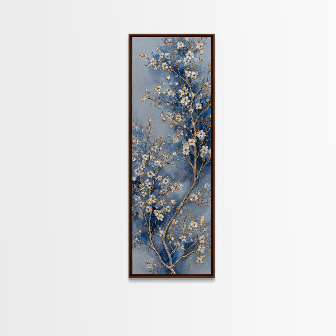Spring Orchard with Blossoming Trees Canvas Print, Impressionist Art, Wall Art, Living Room Decor, Oil Painting, Impression, IMP-1x3-90