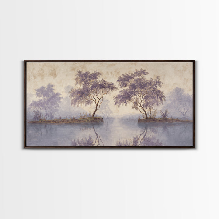 Garden Path Covered Canvas Print, Impressionist Art, Living Room Decor, Oil Painting, Impression, Abstract Painting, IMP-2x1-94