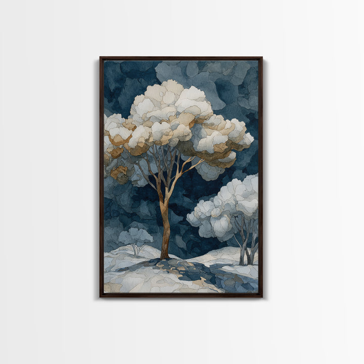 Apple Tree in Summer Orchard Canvas Print, Impressionist Art, Living Room Decor, Fine Art, Impression, Landscape Art, IMP-2x3-49