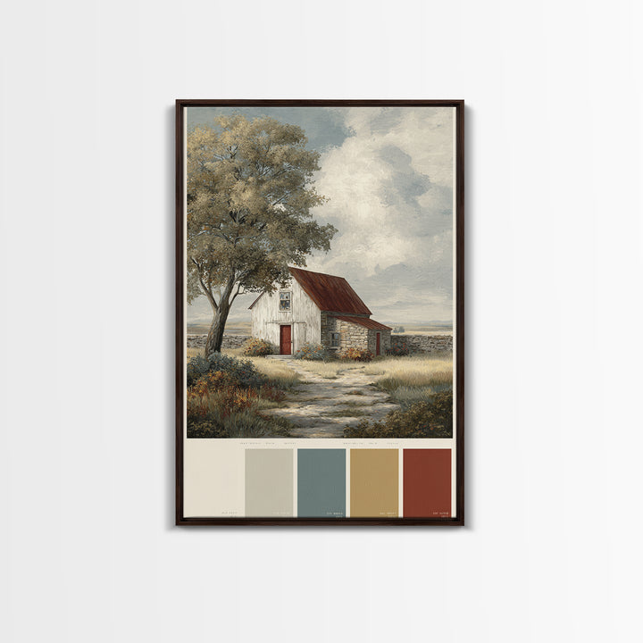 Country Lane with Flickering Sunlight Canvas Print, Impressionist Art, Art Print, Living Room Decor, Fine Art, Impression, IMP-2x3-54