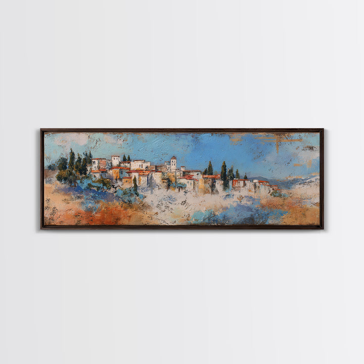 Sunset over Lavender Field Canvas Print, Impressionist Art, Landscape Wall Art, Living Room Decor, Fine Art, Impression, IMP-3x1-6