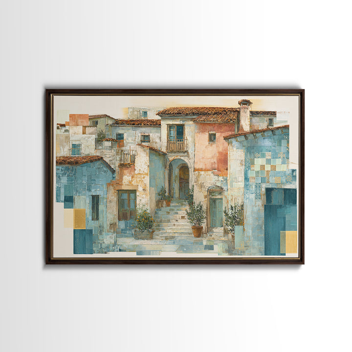 Sunset over Lavender Field Canvas Print, Impressionist Art, Coastal Wall Art, Living Room Decor, Fine Art, Impression, IMP-3x2-42