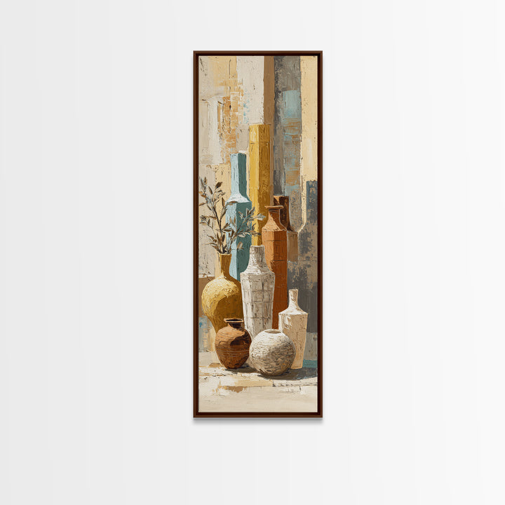 Venetian Canal Reflection Without City Crowd Canvas Print, Italian Villa Art, Statement Artwork, Living Room Decor, Villa, IVA-1x3-56