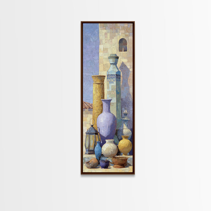 Venetian Canal Reflection Without City Crowd Canvas Print, Italian Villa Art, Digital Download Art, Living Room Decor, Villa, IVA-1x3-8
