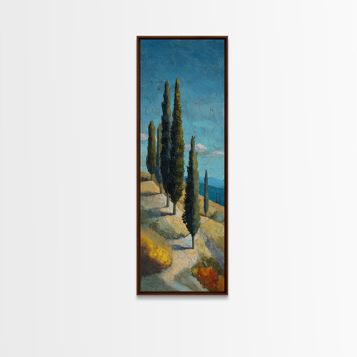 Terra Cotta Pot Canvas Print, Italian Villa Art, Living Room Art, Living Room Decor, Oil Painting, Villa, Neutral Decor, IVA-1x3-82