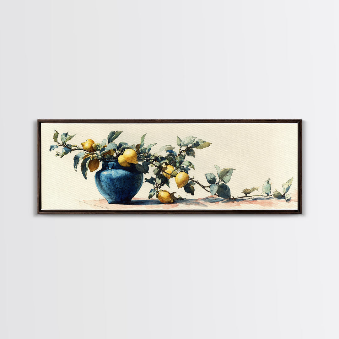 Sunlit Stone Stairway Canvas Print, Italian Villa Art, Original Painting, Living Room Decor, Villa, Landscape Painting, IVA-3x1-75