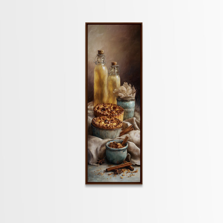 Apple Pie Cooling Canvas Print, Kitchen Art, Contemporary Art, Kitchen Decor, Fine Art, Kitchen, Kitchen Wall Art, KIT-1x3-44