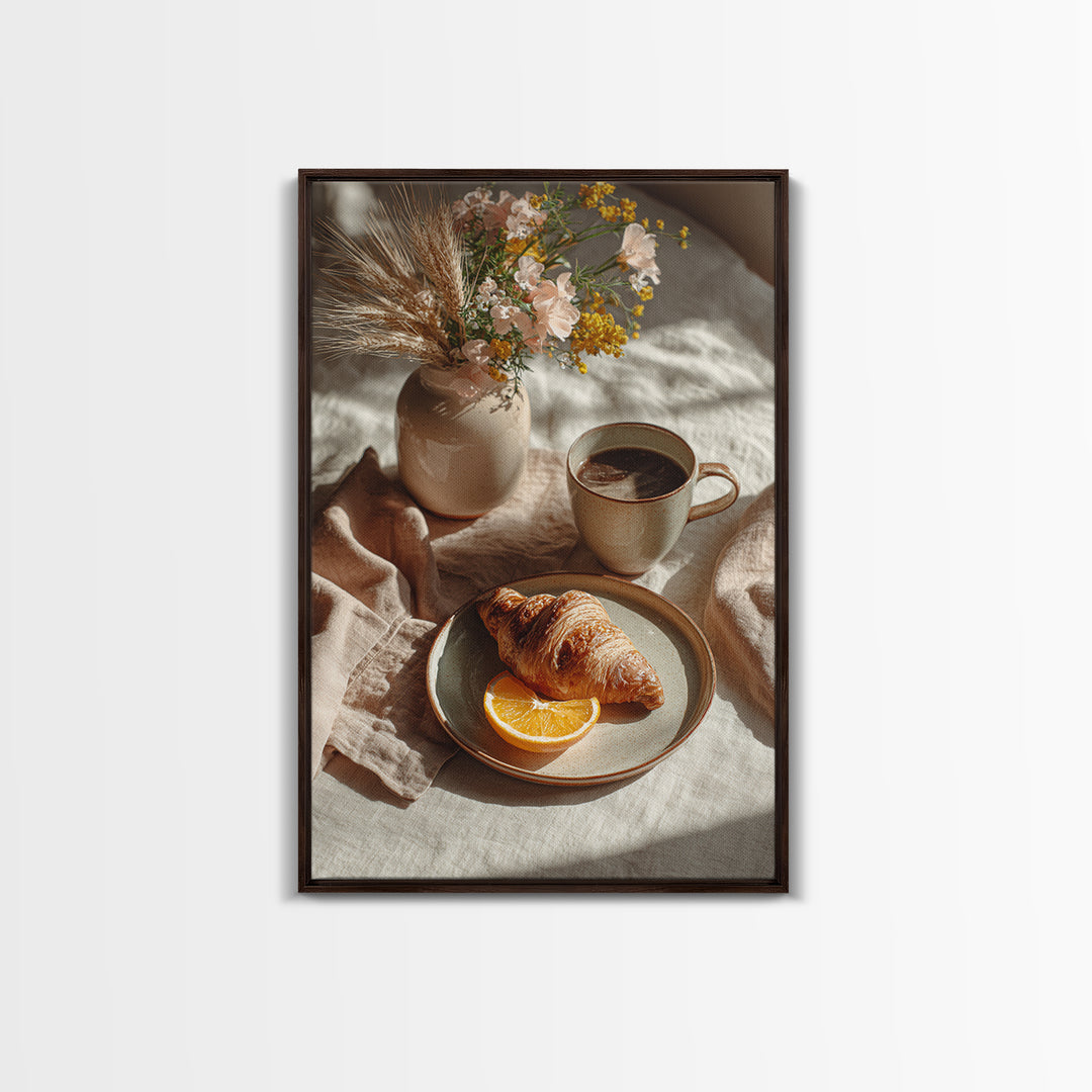 Orange Citrus Botanical Branch Canvas Print, Kitchen Art, Prints, Kitchen Decor, Fine Art, Kitchen, Kitchen Wall Decor, KIT-2x3-67