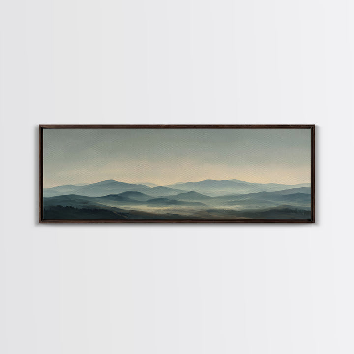 Rocky Scottish Highland Framed Canvas Print, Landscape Art, Set of 3 Prints, Living Room Decor, Fine Art, Horizon, LAN-3x1-81